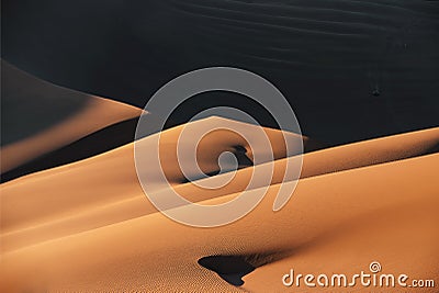 The beautiful shapes of desert Stock Photo