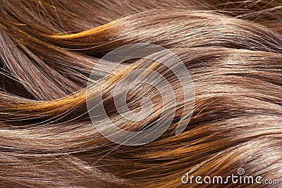 Beautiful shiny hair texture Stock Photo