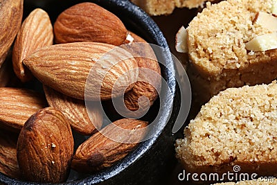 Almond biscuits Stock Photo