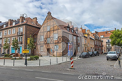 Beautiful shot of the beautiful architecture of Gdansk, Poland Editorial Stock Photo