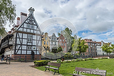 Beautiful shot of the beautiful architecture of Gdansk, Poland Editorial Stock Photo