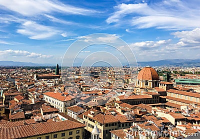 Beautiful shot of the cityscape of Florence in Italy during the day Stock Photo