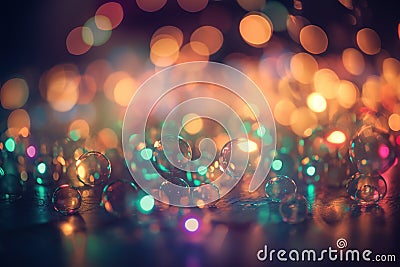 A beautiful simple light super bokeh background, Christmas, event, New year design Stock Photo