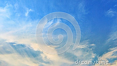 Beautiful sky Used as a background image Stock Photo