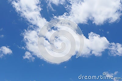 Beautiful sky Used as a background image Stock Photo