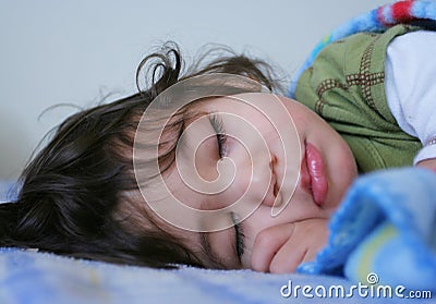 Beautiful sleeping boy Stock Photo