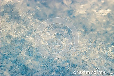 Beautiful snow texture Stock Photo