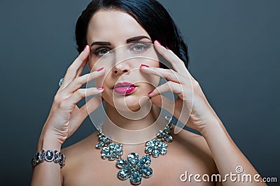 Beautiful sophisticated woman Stock Photo