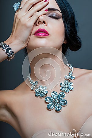 Beautiful sophisticated woman Stock Photo