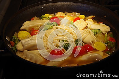 Asian Soup Dish Stock Photo