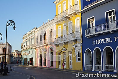 Beautiful Spanish colonial buildings Editorial Stock Photo