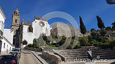 Beautiful spanish square Editorial Stock Photo