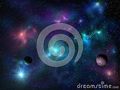 BEAUTIFUL star background. Stock Photo