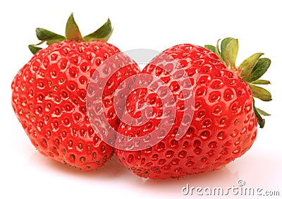 Beautiful strawberries Stock Photo
