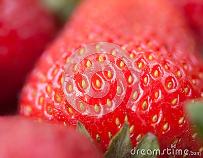 Beautiful strawberry healthy natural fresh food Stock Photo