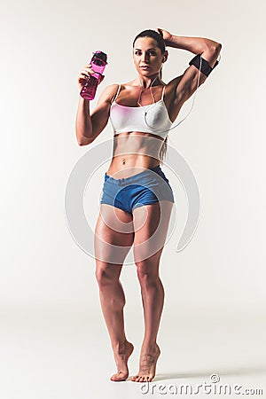 Beautiful strong woman Stock Photo