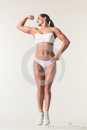 Beautiful strong woman Stock Photo