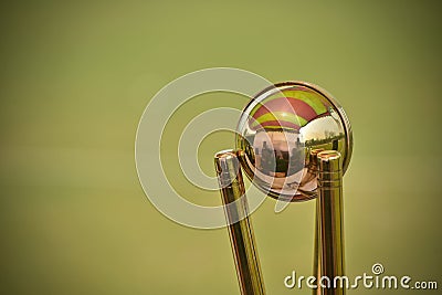 Gorgeous cricket crests isolated stock photograph Stock Photo