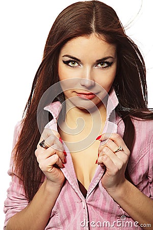 Beautiful stylish girl Stock Photo