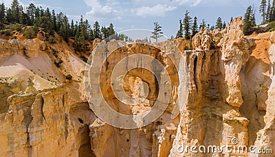 Beautiful summer landscape in the mountains rock formation in Zion Canyon National Park, Utah, USA Stock Photo