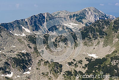 Beautiful summer view Northern Pirin Mountain Stock Photo