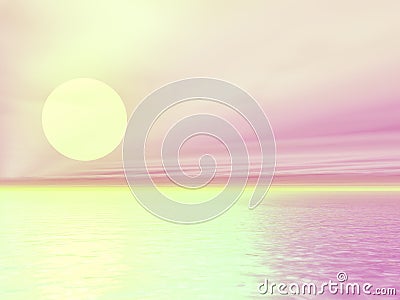 Beautiful sunrise Stock Photo