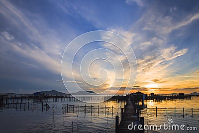 Beautiful sunrise Stock Photo