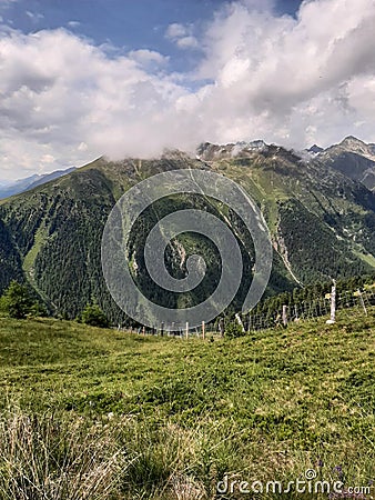 Beautiful Switzerland mountains Stock Photo