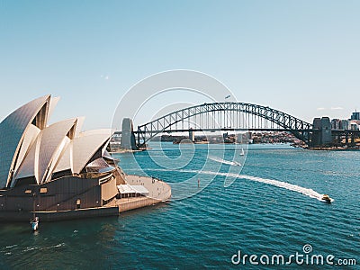 Beautiful Sydney Opera House in Australia Editorial Stock Photo