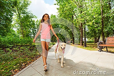 https://thumbs.dreamstime.com/x/beautiful-teenage-girl-walking-her-dogs-nice-pet-dog-park-sunny-day-44183143.jpg