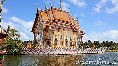 Beautiful temple religion freedom lifestyle koh samui thailand Editorial Stock Photo