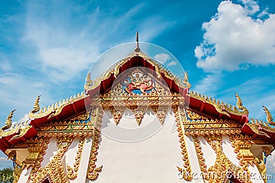 Beautiful temple Wat Samai Kongka on Ko Pha Ngan, Thailand. Stock Photo