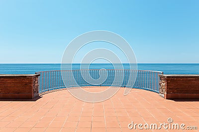 Beautiful terrace Stock Photo