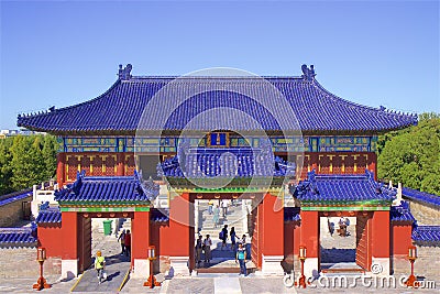 Temple of Heaven, Beijing, China Editorial Stock Photo