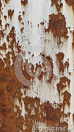 Beautiful texture with rust in relief, amazing artistic rust Stock Photo