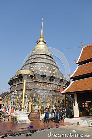 Beautiful thai temple Editorial Stock Photo