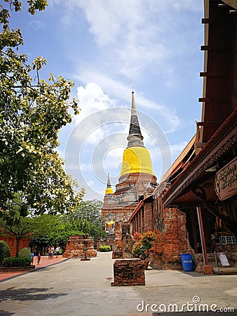 A beautiful Thailand temples, pagodas and Buddha statute Stock Photo