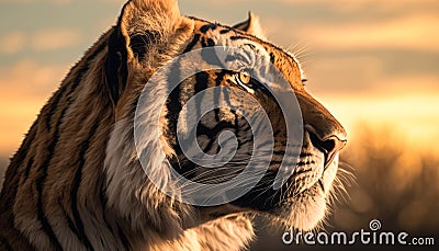 Beautiful tiger portrait. Stock Photo