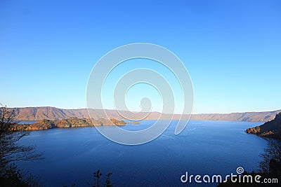 Beautiful Towada Lake Stock Photo