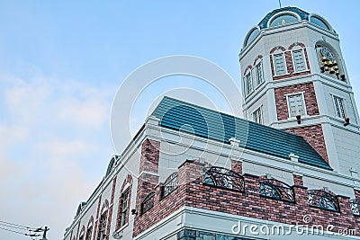 Beautiful Tower building opposit site of Music box Stock Photo