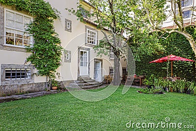 A beautiful town house in Porto downtown Editorial Stock Photo