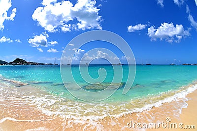 Beautiful, Tropical Beach Stock Photo