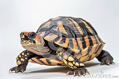 Beautiful turtle isolated on white background Stock Photo