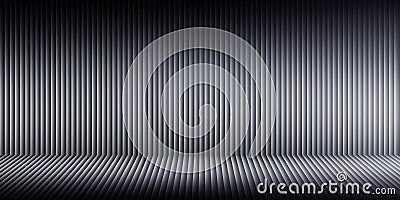 Unique creative dynamic modern shinning silver vertical lines abstract texture pattern background. Design element Stock Photo
