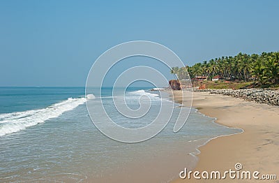 Varkala beach, Kerala, India Stock Photo