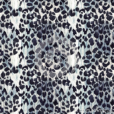 Watercolor leopard jaguar texture vector pattern Vector Illustration