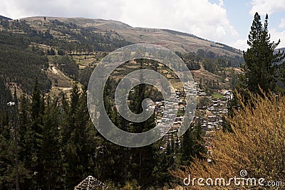 view from the Andahuaylas viewpoint, These Amazing Peru Landscapes Stock Photo