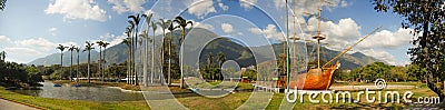 Beautiful view of Avila Mountain from the East Park Caracas Venezuela Stock Photo