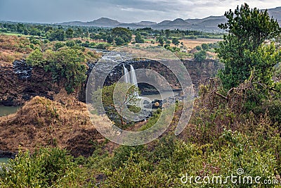 Blue Nile Falls in Bahir Dar, Ethiopia Stock Photo