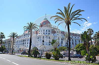 A beautiful view of the city of Nice in France Editorial Stock Photo